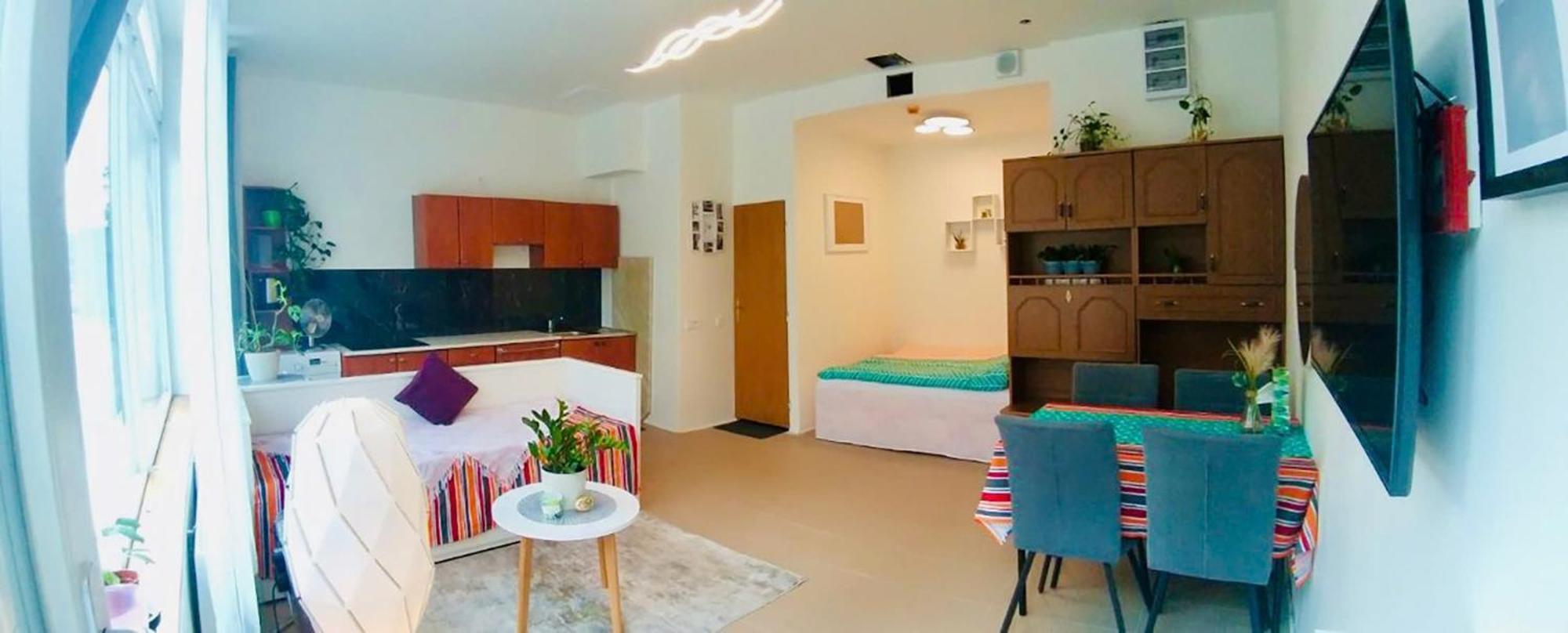 Green Studio Praha 2 L Ground Floor Free Parking Eksteriør billede